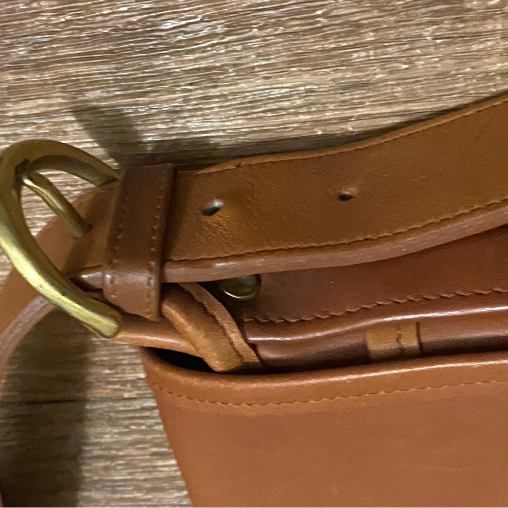 Vintage Coach Fletcher Purse Shoulder Bag Legacy Brown Leather 11x7x4 J7M 4150 - Picture 2 of 11